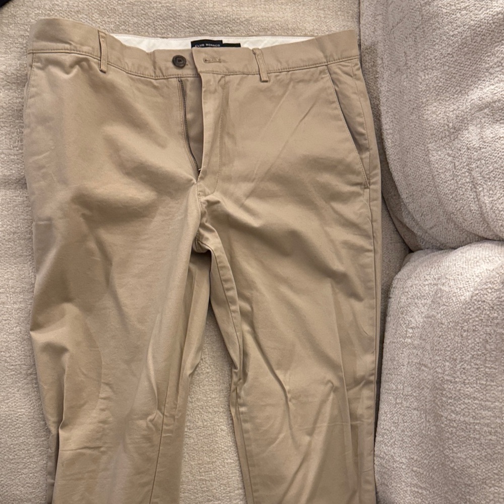 Club Monaco Men's Khaki Chinos